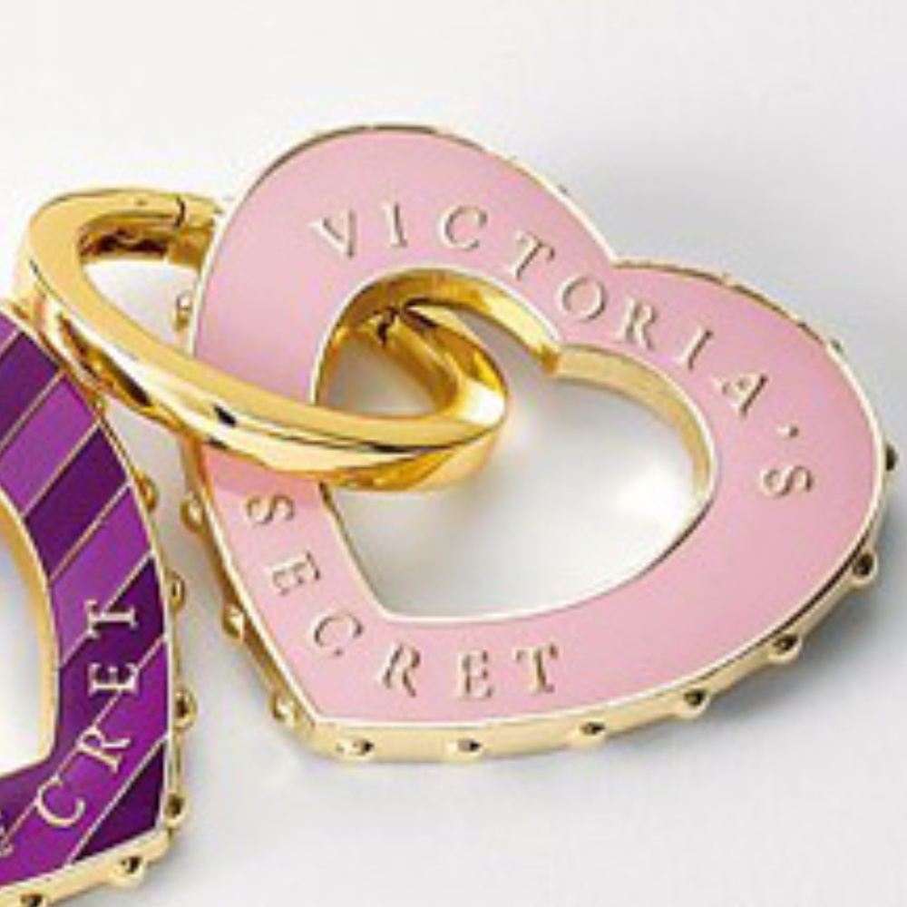 Victoria’s Secret Heart Charm Your Keys Chain Clip